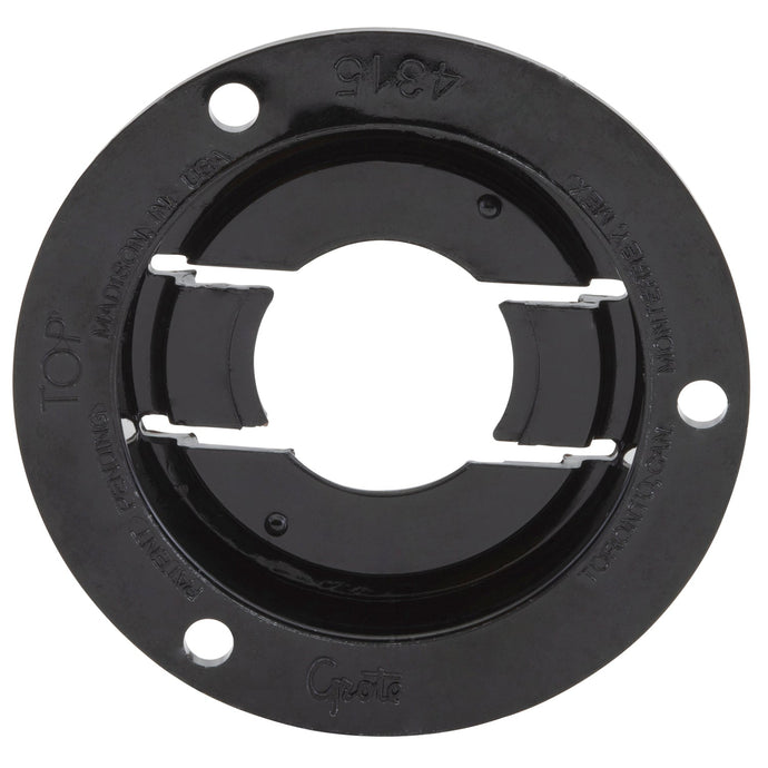 Bracket,2, Black Polycarbonate, Theft-Resistant Flng For 2