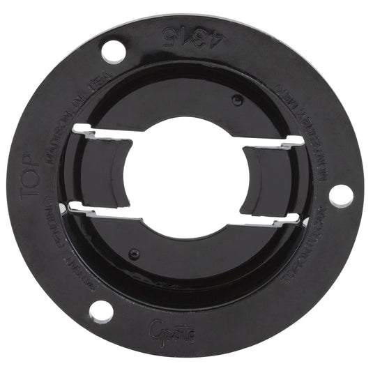 Bracket,2, Black Polycarbonate, Theft-Resistant Flng For 2