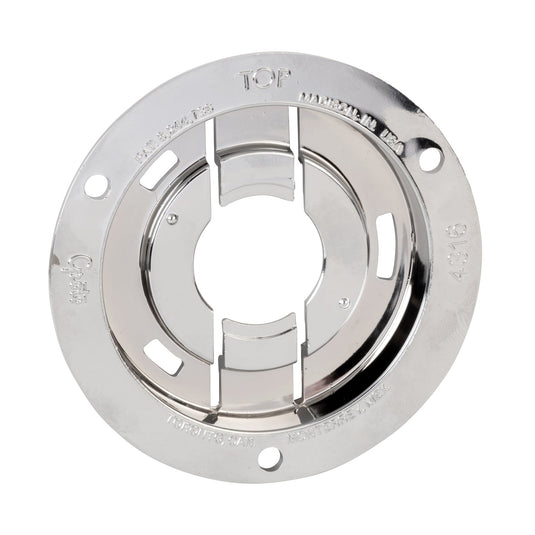 Bracket,2.5",Chrome,Plastic, Theft-Resistant Flange For 2 1/2" Lamps - 43163 - Grote