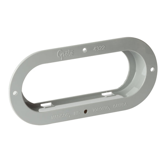 Bracket, Gray, Oval Lamp Theft-Resistant Mounting Flange - 43220 - Grote