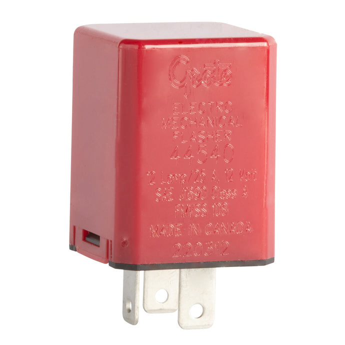 Flasher, 12-Lamp Electromechanical Flasher, 3 Terminal - 44540 - Grote