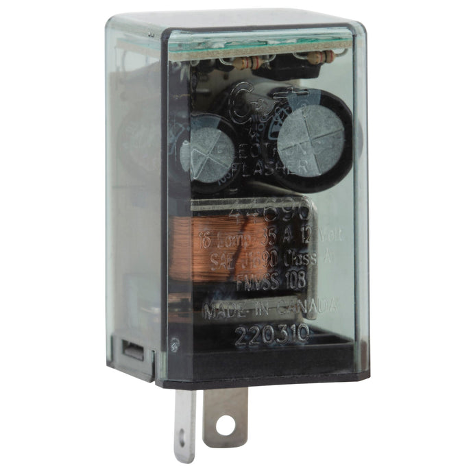 Flasher, 16-Lamp Electronic Flasher, 2 Terminal, Bulk Pack - 44690-3 - Grote