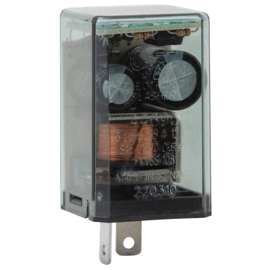 Flasher, 16-Lamp Electronic Flasher, 2 Terminal, Bulk Pack - 44690-3 - Grote