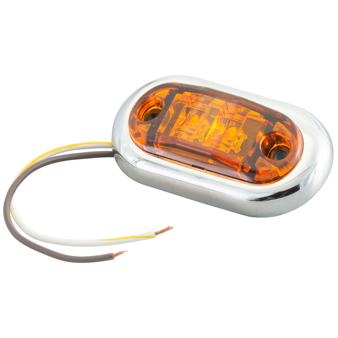 CLR/MKR Lamp, Yellow, Oval, LED, Retail Pack - 45003-5 - Grote