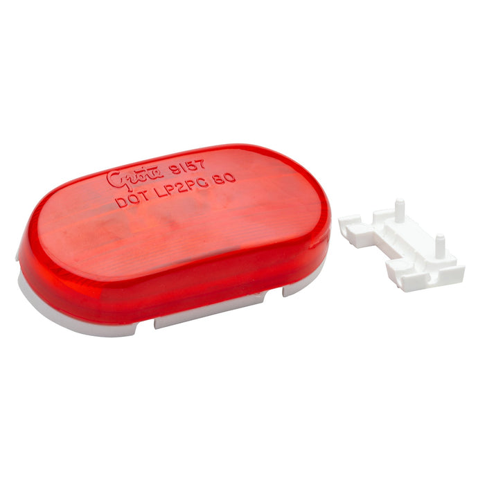 CLR/MKR Lamp, Red,  2-Bulb No-Splice - 45432 - Grote