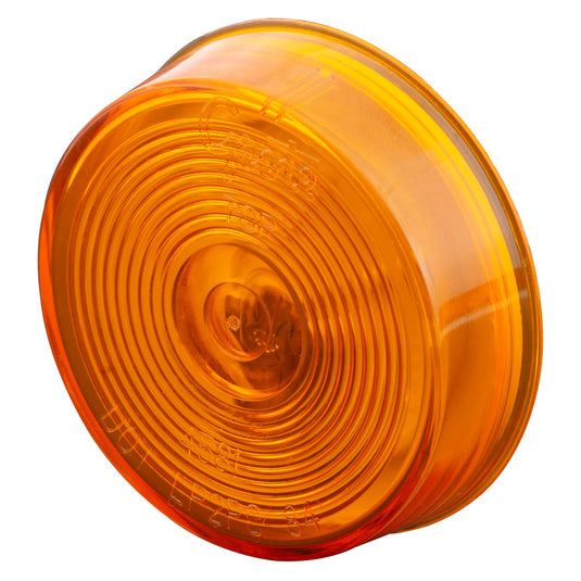 CLR/MKR Lamp, 2.5" Diameter, Yellow, Sealed  W/Optic Lens, Bulk Pack - 45813-3 - Grote