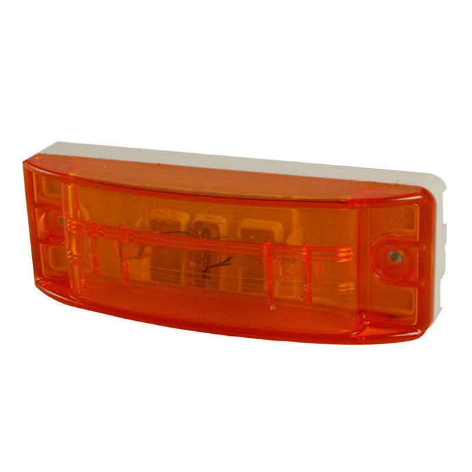 CLR/MKR Lamp, Yellow, Sealed Turtleback¬Æ Ii  W/Optic Lens, Bulk Pack - 46833-3 - Grote