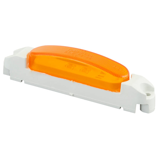 CLR/MKR Lamp, Yellow Lens, W/White Body, Supernova® LED  Thin-Line - 46903 - Grote