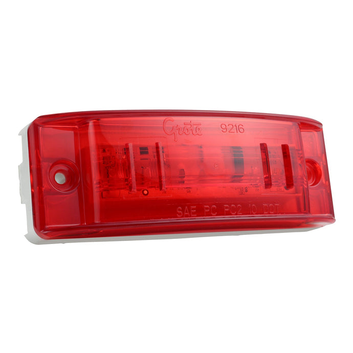 CLR/MKR Lamp, Red, Supernova¬Æ LED Turtleback¬Æ Ii PC Rated, Bulk Pack - 47162-3 - Grote