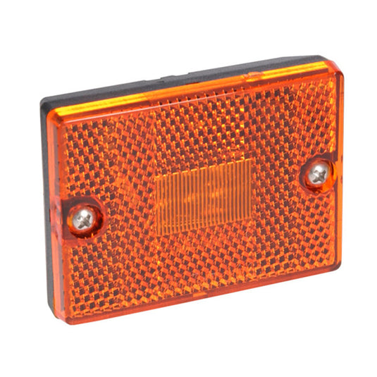 CLR/MKR Lamp, Yellow, Supernova¬Æ LED, Stud Mount - 47853-5 - Grote