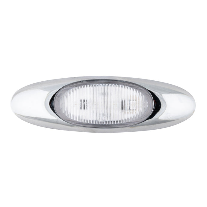 CLR/MKR, Red, LED, Clear Lens, Micronova® P2 With Bezel - 47982 - Grote