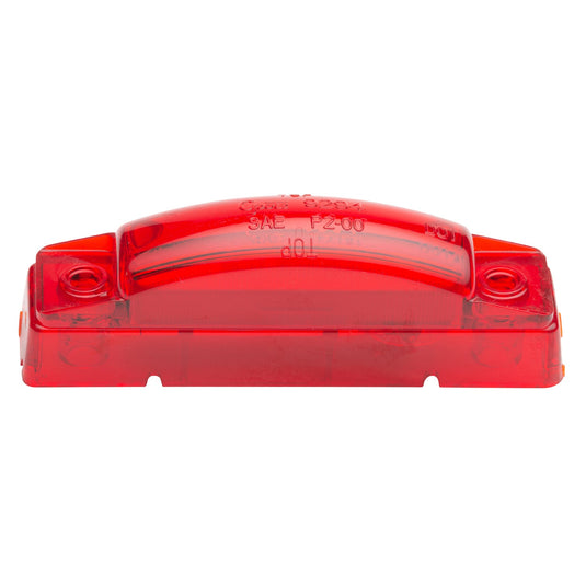 CLR/MKR Lamp, Red, 3" Center, Dual Function, LED, Bulk Pack - 49252-3 - Grote
