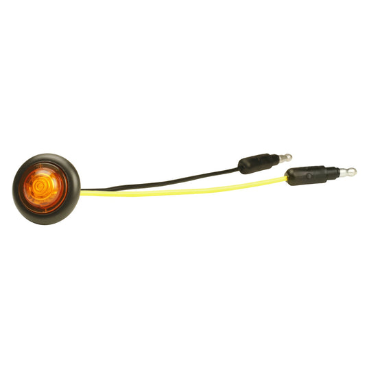 CLR/MKR, Yellow, LED, Round, Micronova¬Æ Pc With Grommet, Bulk Pack - 49333-3 - Grote