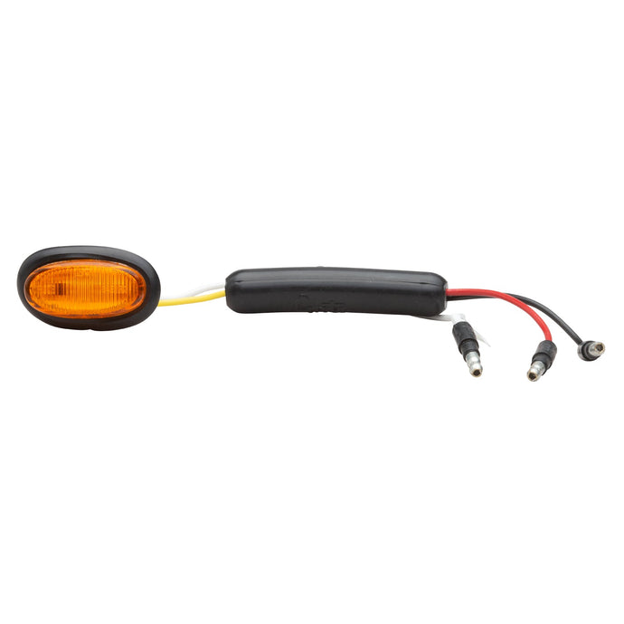 CLR/MKR Lamp, Yellow, Micronova® LED, Dual Intensity, P2, W/Grommet, Slim Line - 49373 - Grote