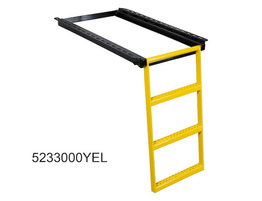 Black 3-Rung Retractable Truck Step - 5233000 - Buyers Products