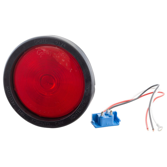 STT Lamp, 4", Red, Kit: 52922 + 91740 + 67000, Economy - 53012 - Grote