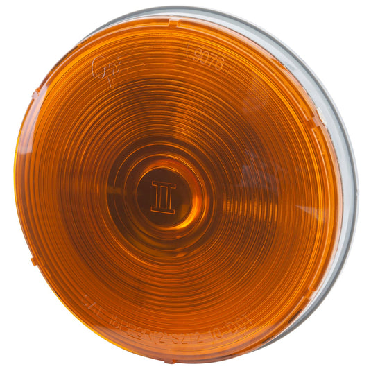 Turn Lamp, 4", Yellow,  Torsion Mount® Ii, Male Pin - 53103 - Grote