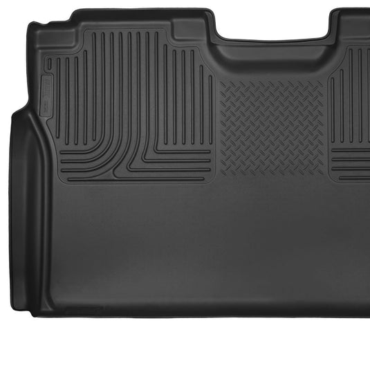 HUS-53491 Husky Husky Floor Liners Floor Mats Second Row X-Act Contour¬Æ Black  ; 15-20 Ford F150 / 17-21 Ford Super Duty Crew Cab Full Coverage - Absolute Autoguard