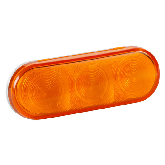 STT Lamp, Yellow, Oval, Male Pin, 3 Diode LED - 54163 - Grote