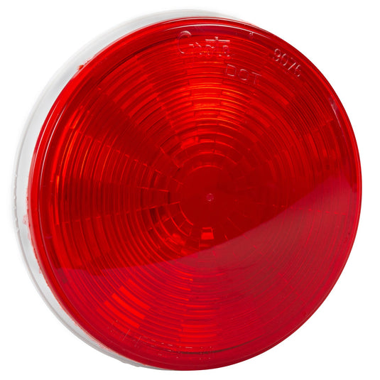 STT Lamp, Red, 4" Round, Female Pin, 3 Diode - 54342 - Grote
