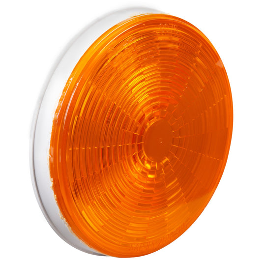 STT Lamp, Yel, 4" Round, Hard Shell Connector, 3 Diode - 54363 - Grote