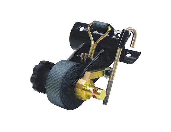 1-1/2 Inch x 7 Foot Ladder Rack Ratchet Tie Down Tube Mount With Double J Hooks - 5480007 - Buyers Products