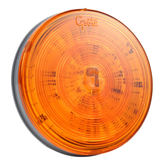 Rear Turn Lamp, 4" Yellow, Supernova® LED- Rear Turn Only, 2 Pin - 55103 - Grote