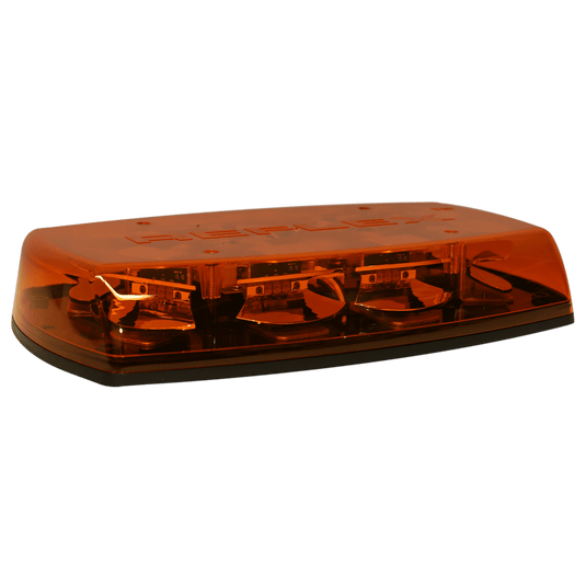 LED Minibar: Reflex, 15", zero optic dome, 12-24VDC, 18 flash patterns - 5587A - Ecco
