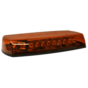 LED Minibar: Reflex, 15", zero optic dome, 12-24VDC, 18 flash patterns