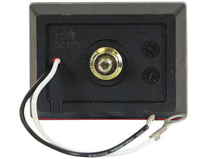2.875 Inch Rectangular Marker Clearance Light Kit with Reflex and 6 LEDs