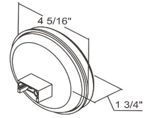 4 Inch Round Backup Light with 7 LEDs