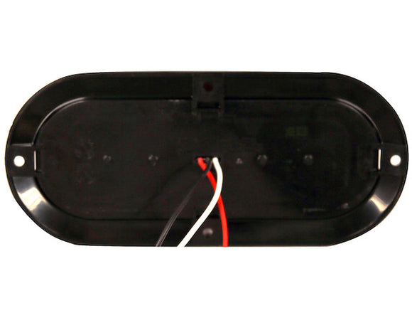 6 Inch Hardwired Surface Mount Oval Stop/Turn/Tail Light Kit with 10 LEDs