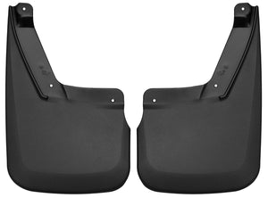 HUS-58201 Husky Mud Flaps Guards Front Black Molded Custom Fit ; 15-20 Chevy Tahoe  /Yukon/ Suburban Original Equipment