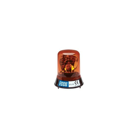Rotating Beacon: High profile, 12VDC, 160 FPM, 3 bolt mount, amber - 5840A - Ecco