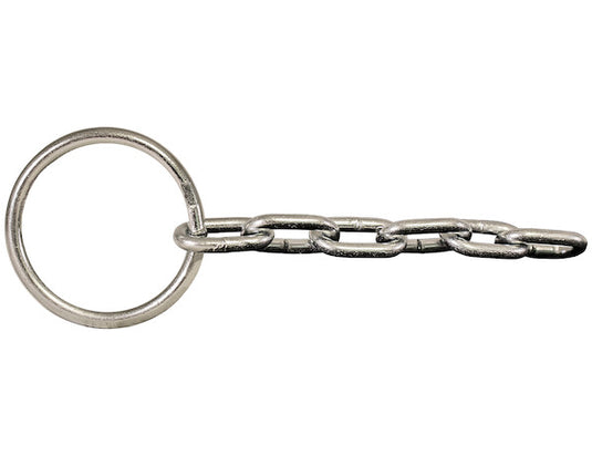 Stainless Welded Ring with 5 Links of Chain for L001 Tailgate Release Lever - 58R5SS - Buyers Products