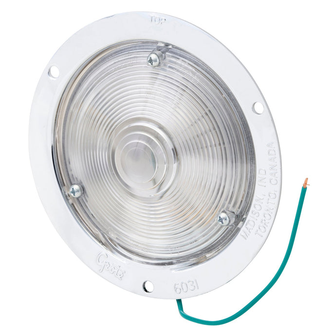 Dome/Interior Lamp, Clear, Shallow Die-Cast - 60311 - Grote