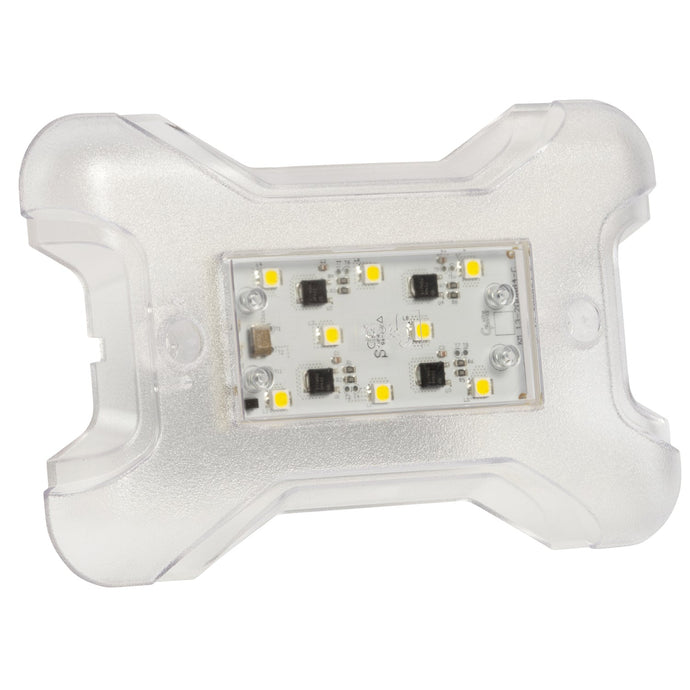 Dome/Interior Lamp, Clear, 24 Volt, Surface Mount, LED Dome Lamp, Bulk Pack - 61131-3 - Grote