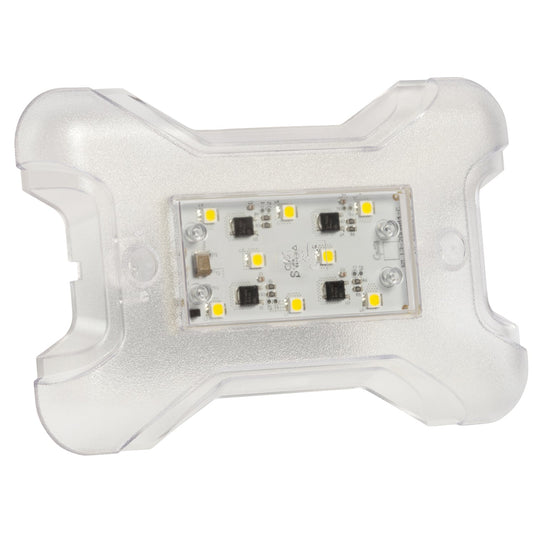 Dome/Interior Lamp, Clear, 24 Volt, Surface Mount, LED Dome Lamp, Bulk Pack - 61131-3 - Grote