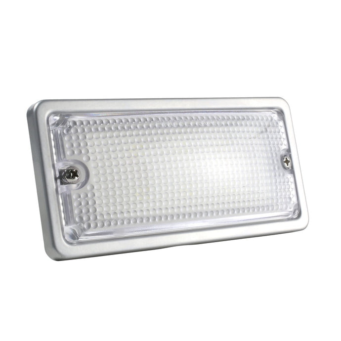 Dome/Interior Lamp, White, LED, Low Profile, Shallow Recess, 21 C.P. - 61861 - Grote