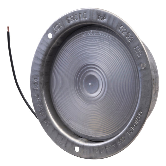 Back-Up Lamp, Clear, Stainless Steel Recessed - 62151 - Grote