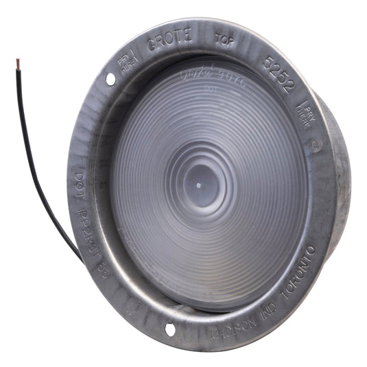 Back-Up Lamp, Clear, Stainless Steel Recessed - 62151 - Grote