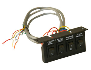 Pre-Wired 4 Switch Panel