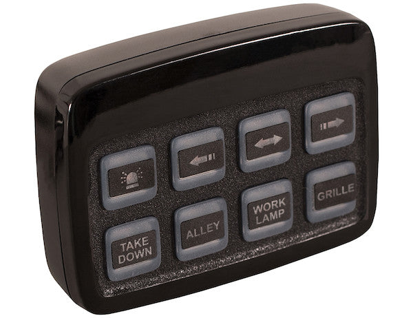 Black Pre-Wired 7-Function Panel Multi-Function Programmable - 6391208 - Buyers Products