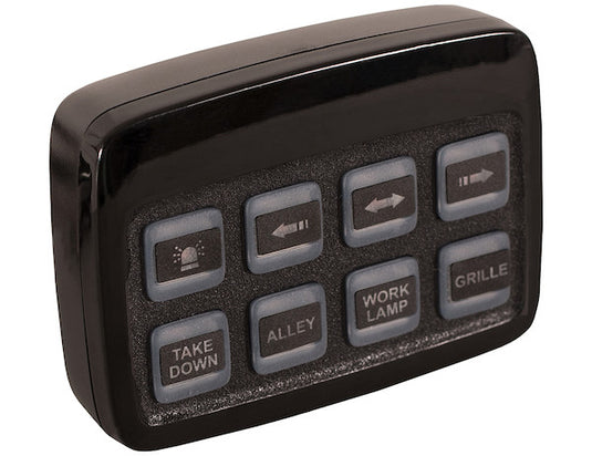 Black Pre-Wired 7-Function Panel Multi-Function Programmable - 6391208 - Buyers Products
