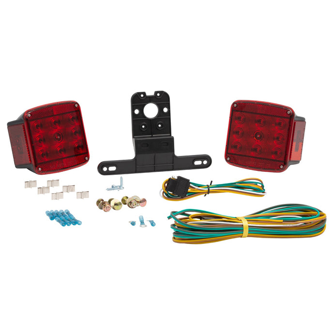 Small Trailer Ltg, LED Trailer Lighting Kit, W/O Clearance Markers, Submersible, Retail Pack - 65880-5 - Grote