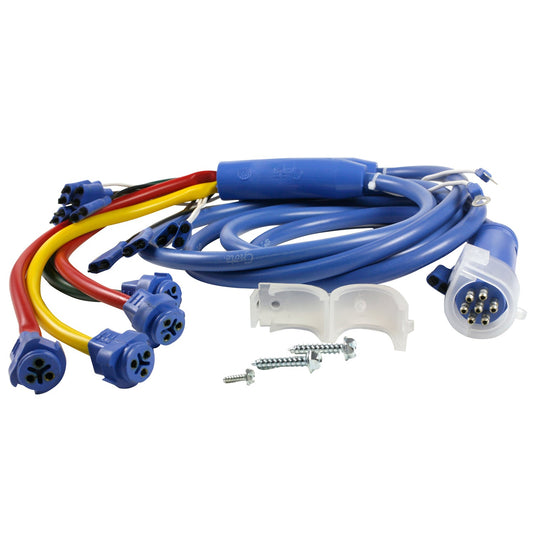 Trailer Wiring, Ubs Ground Return, Blue Drop, Rear Sill For Male Pin Lamps, 70" - 67581 - Grote
