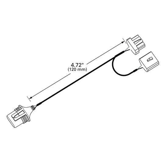 Adaptor, 9005 Male 9007 M + F - 68655 - Grote