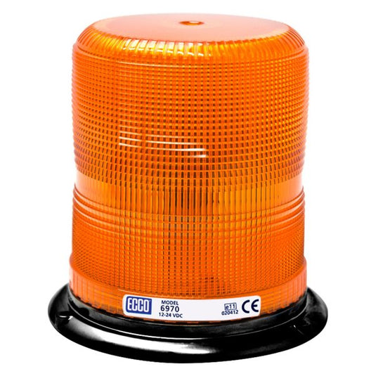 Strobe Beacon: i.beam, medium profile, 12-24VDC, 15 or 20 joules, double or quad flash, high intensity - 6970A - Ecco