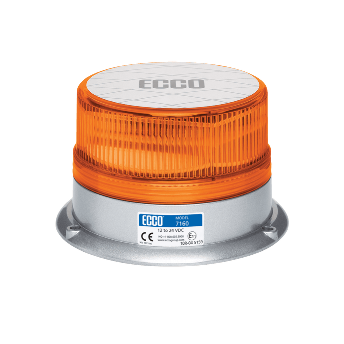 LED Beacon: Reflex, 12-24VDC, 15 flash patterns - 7160A - Ecco