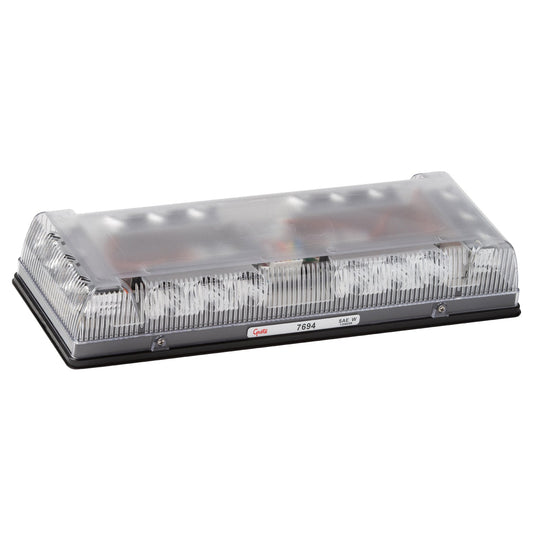 Emergency Lighting, 17", Low Profile, Amber LED Bar Lamp, Clear Lens - 76943 - Grote